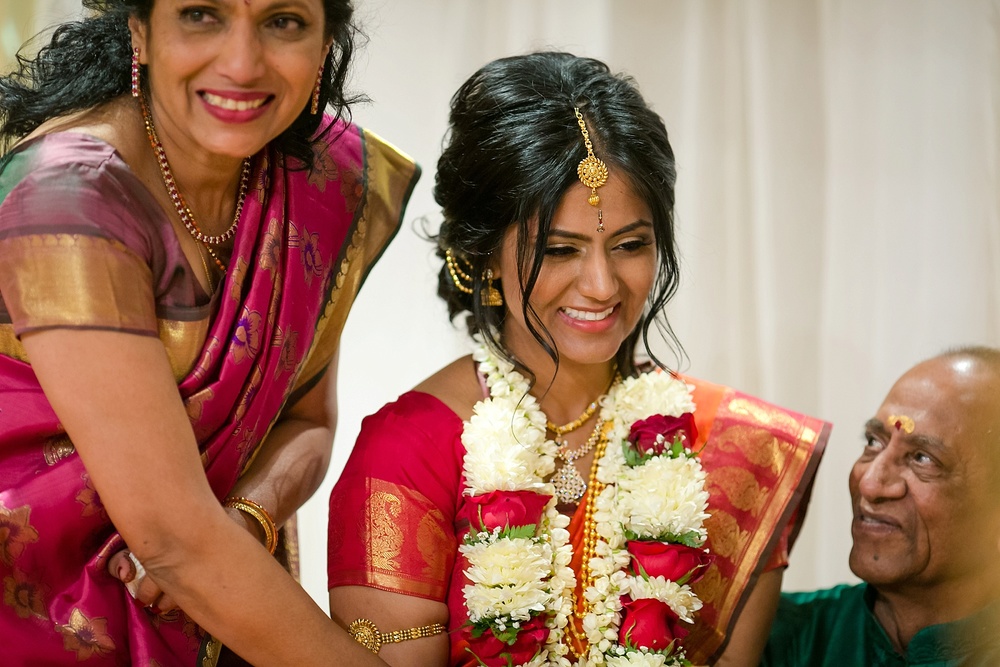 Hindu Temple wedding bride