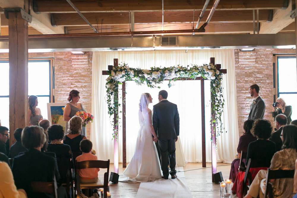 Lacuna Lofts wedding ceremony