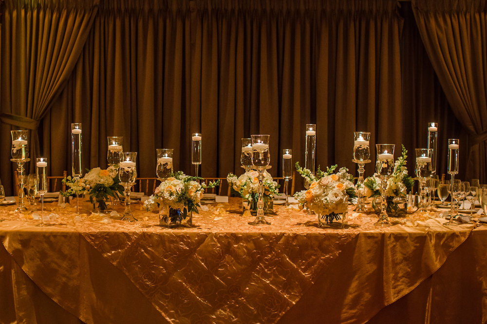Drake Hotel Chicago wedding head table