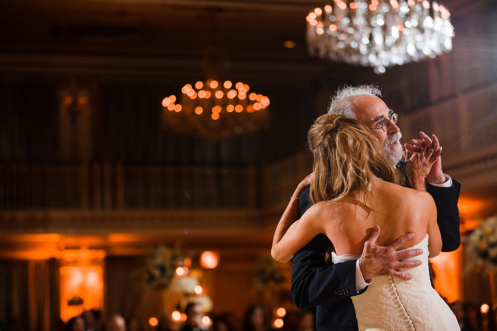 Father Daughter dance at a Drake Hotel wedding