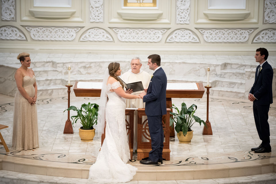 Photographer:  Gerber+Scarpelli Photography  | Ceremony:  Old Saint Pats  | Reception:  Adler Planetarium  | Planner: Simply Elegant Group,  Elisa  | Catering:  Food for Thought Catering  | Hair/Makeup:  Elena Denning  | Decor:  Revel Decor  | Cake:  Alliance Bakery   | Live Music:  TVK Orchestra