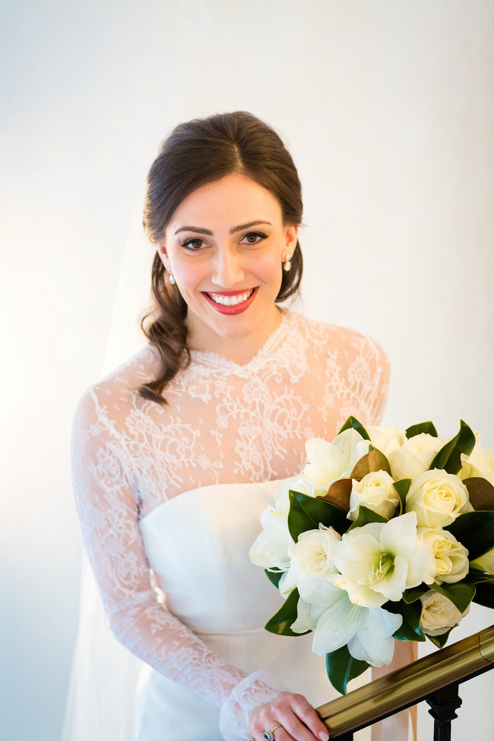 Bridal Portrait with Bouquet
