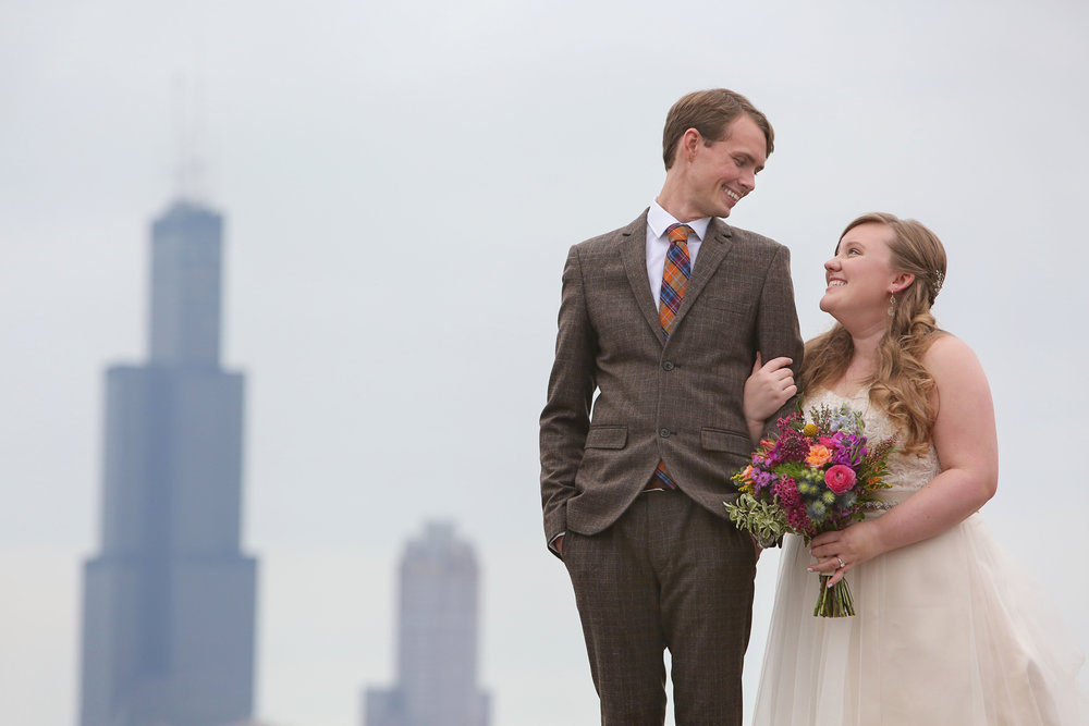 Newlyweds in Chicago