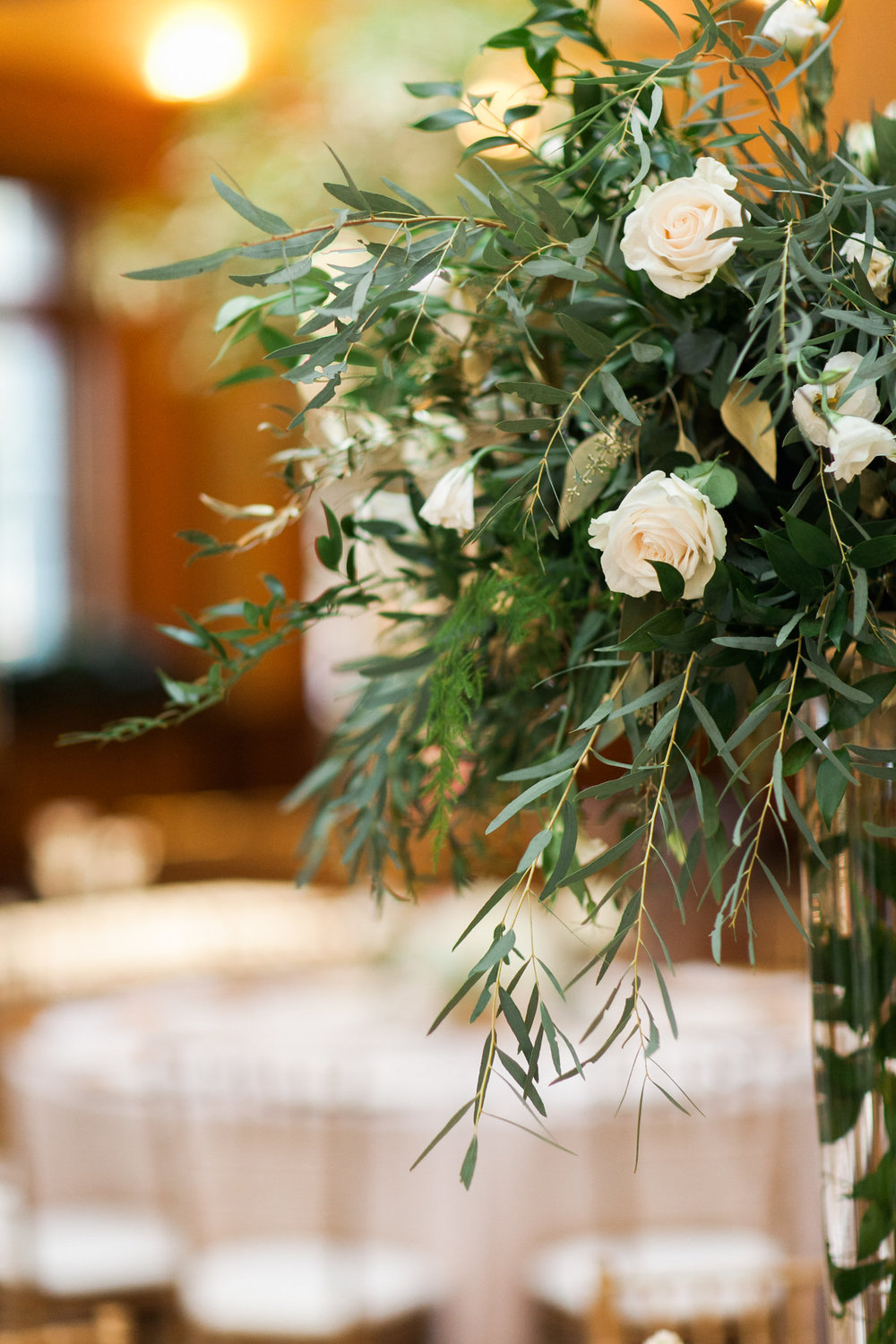 Landmark Center St Paul wedding reception flowers