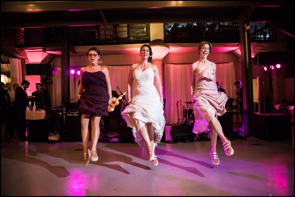  bridesmaids dancing 