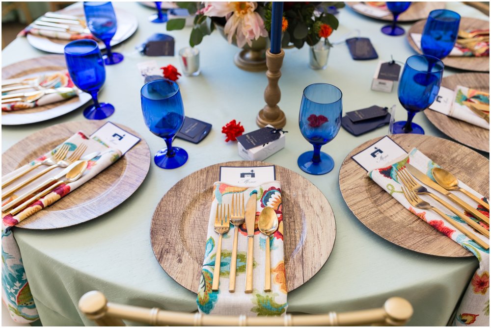  colorful wedding tableset 