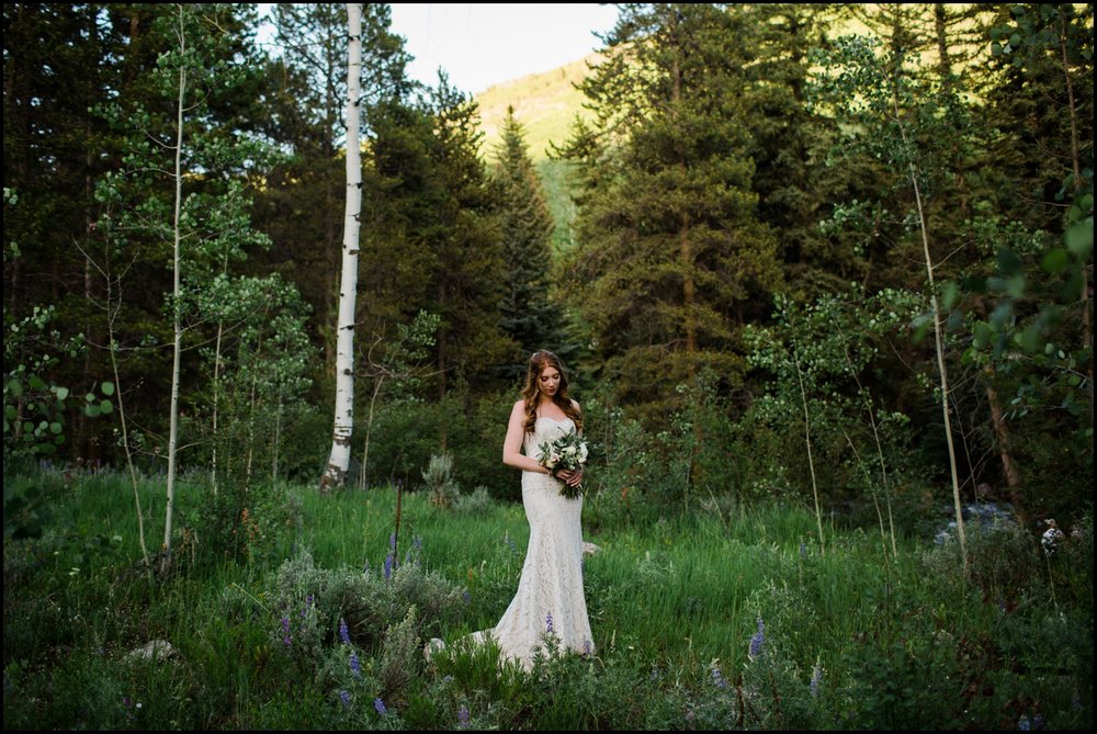  Bride portrait in Colorado 