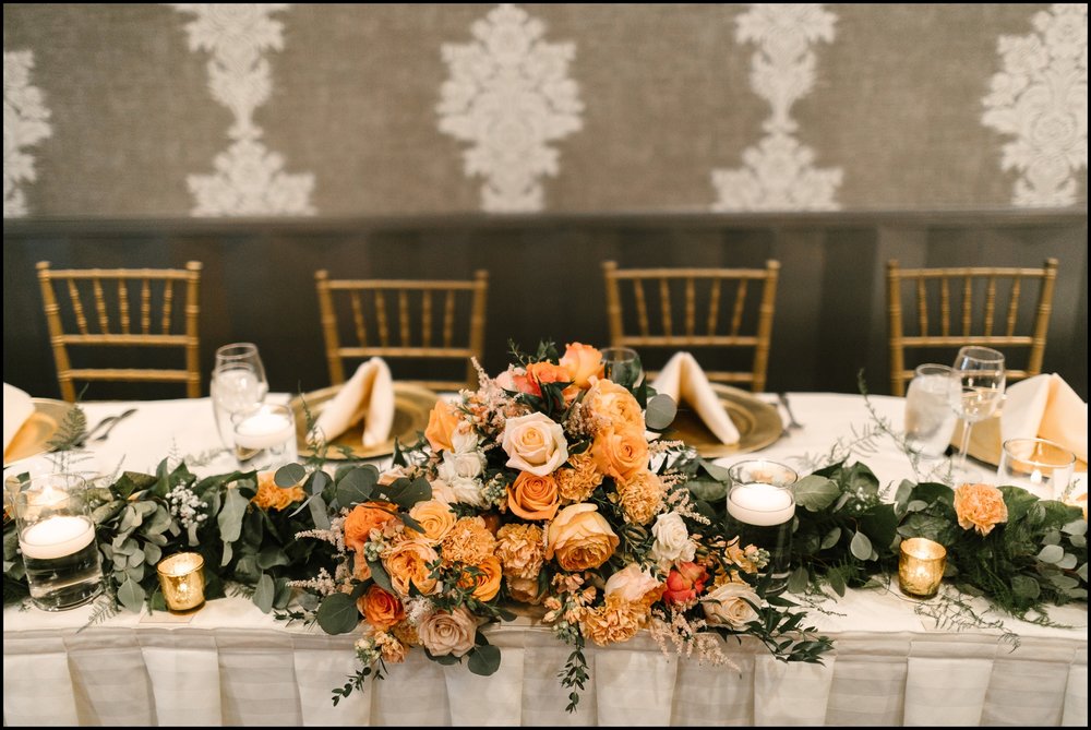  floral wedding table set  