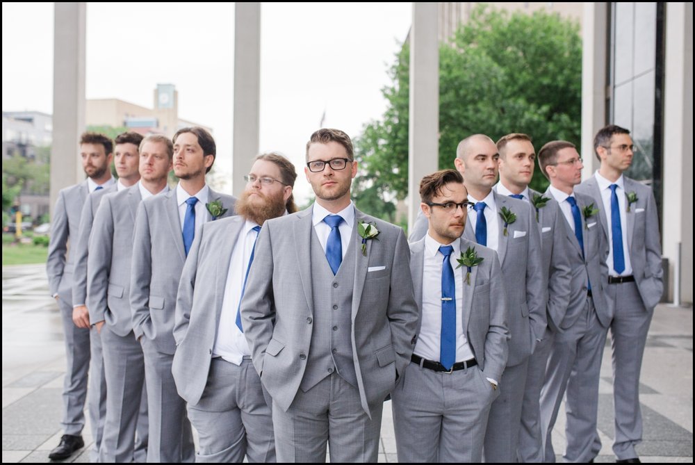  Groom and groomsmen before the wedding 