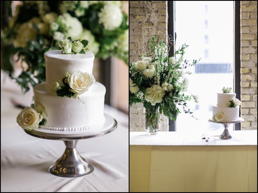  White wedding cake  