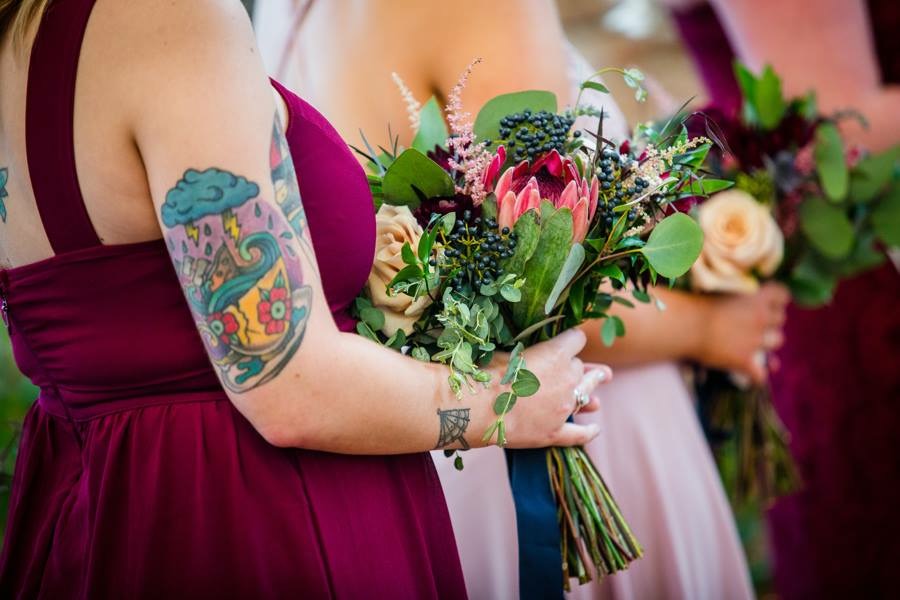  bridesmaids wedding bouquet 
