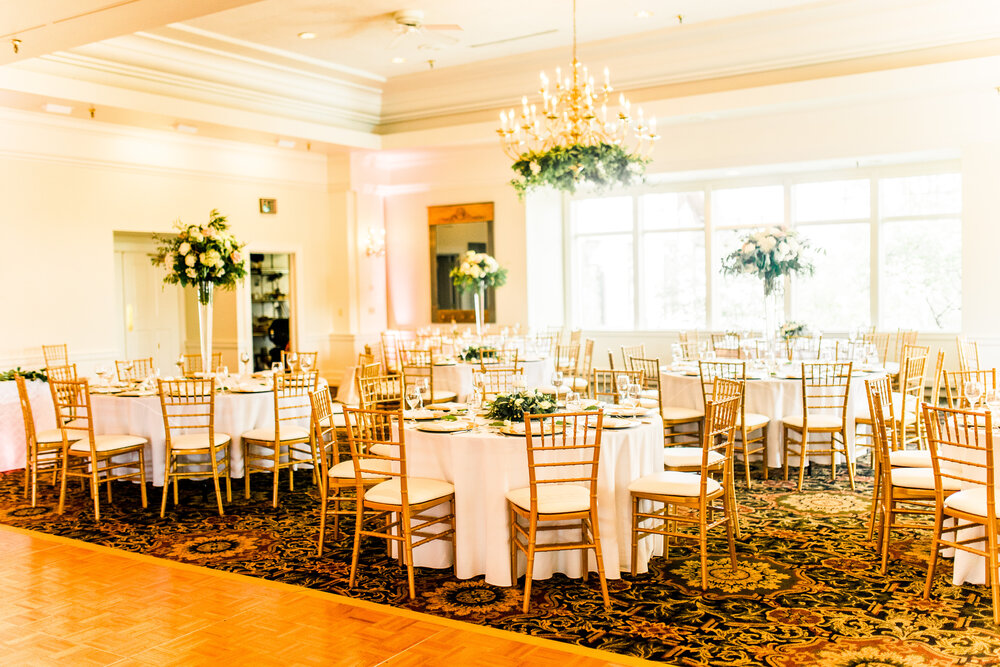 reception room at Wayzata Country Club Wedding