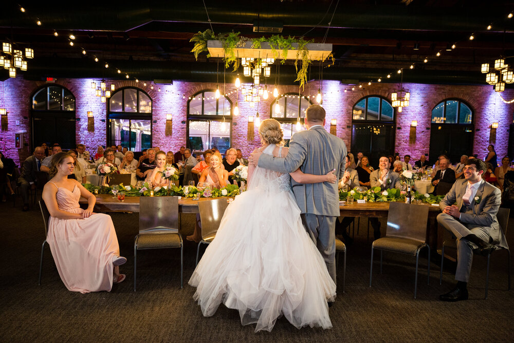 wedding reception at Nicollet Island Pavilion in Minnesota