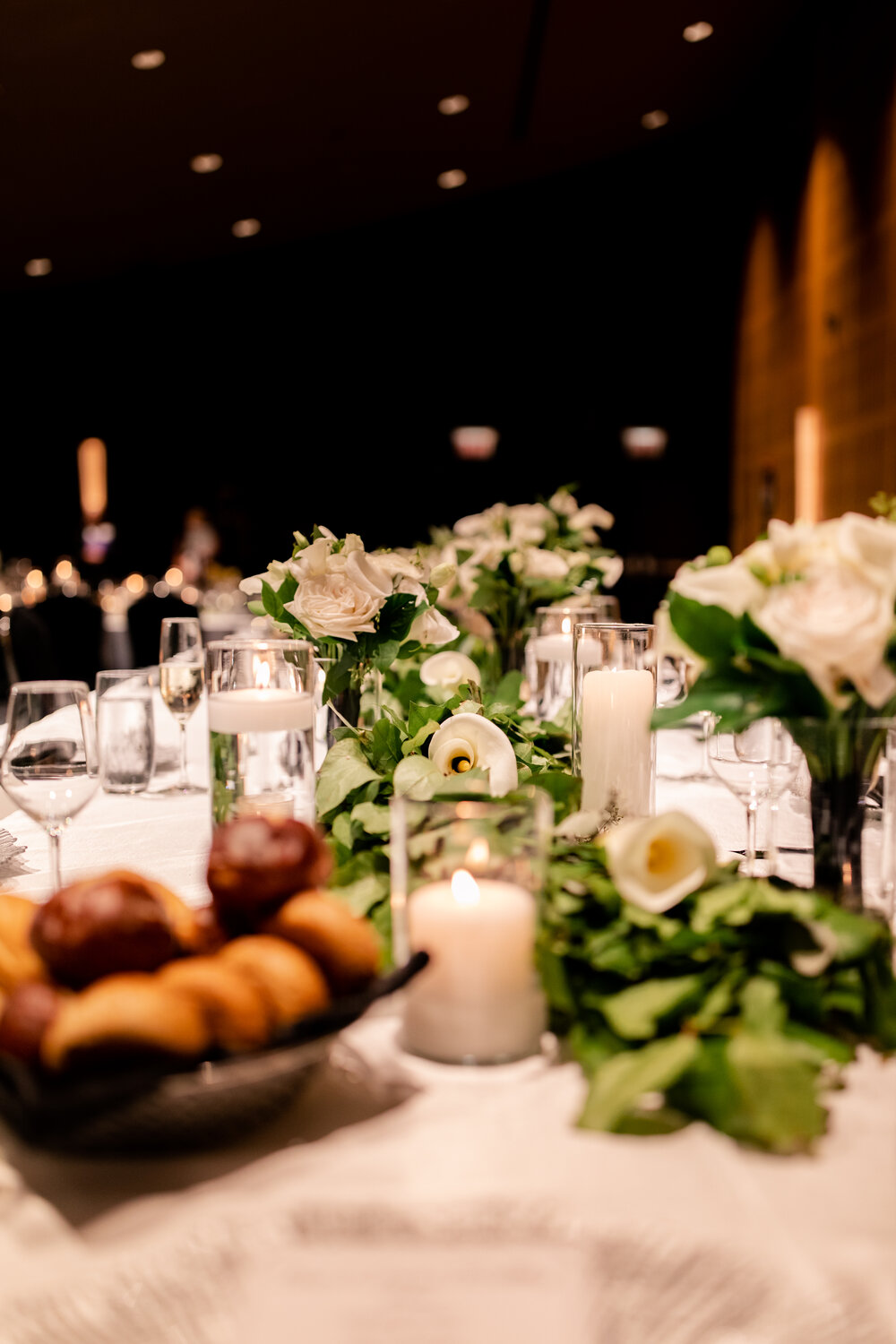 Reception tablescape at Sofitel Chicago wedding
