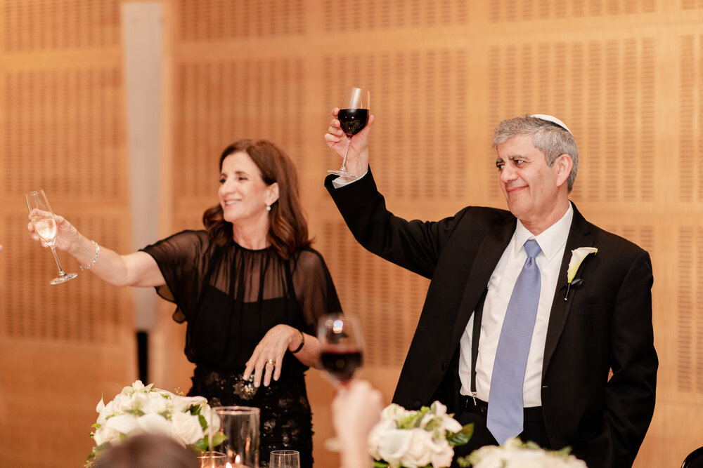 reception toast at the sofitel chicago wedding