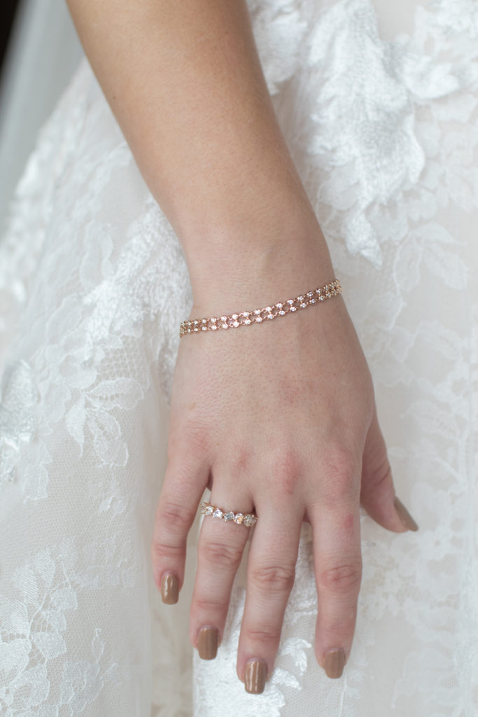 Bridal wedding ring and jewelry inspo at the Dalcy wedding Chicago 