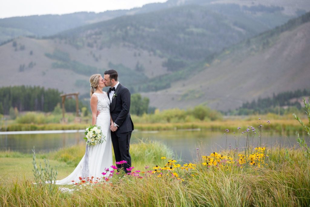 Outdoor Colorado Wedding Venues with Rocky Mountain views - Camp Hale