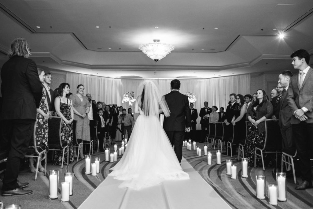 Fairmont Hotel Chicago wedding ceremony