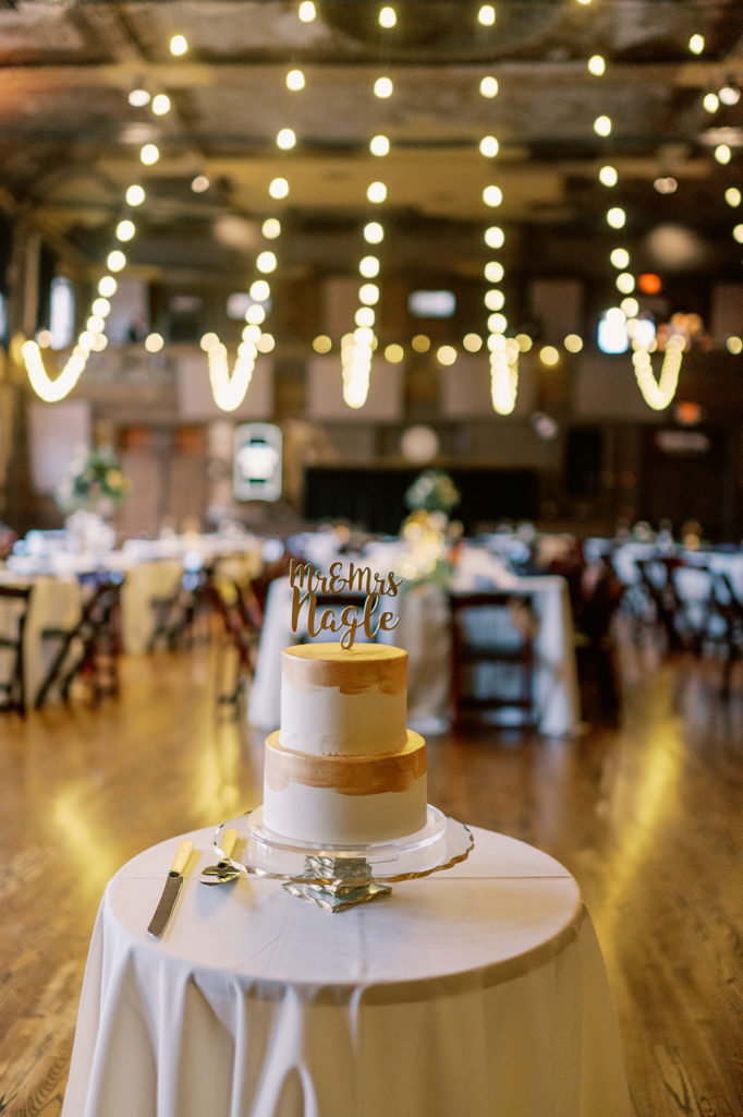 Turner Hall ballroom wedding cake