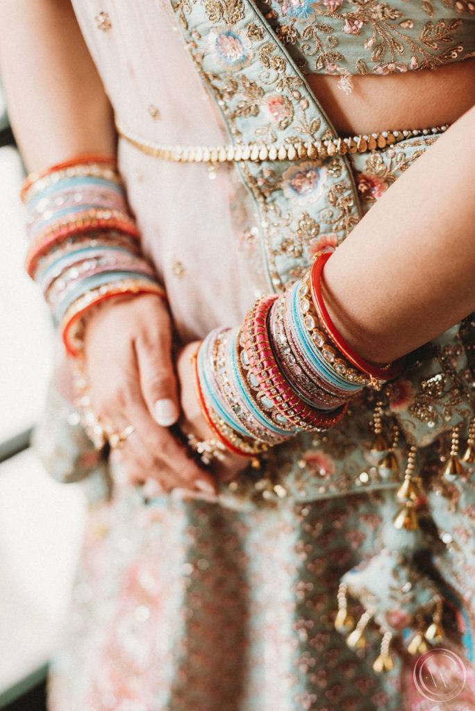 Indian-Christian wedding dress and accessories
