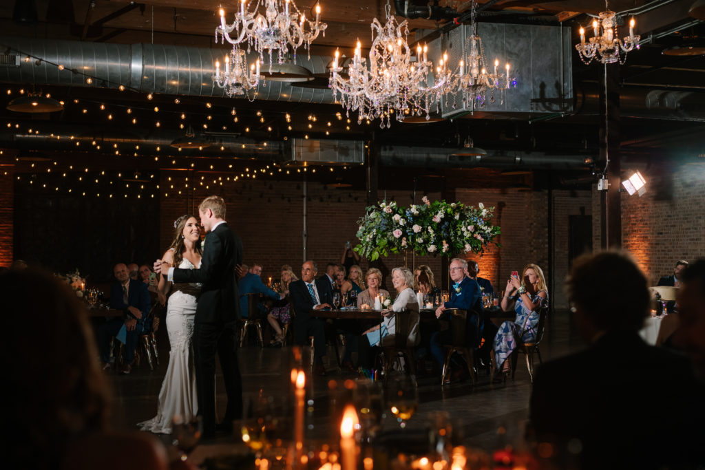 Bride and groom who found the perfect wedding venue