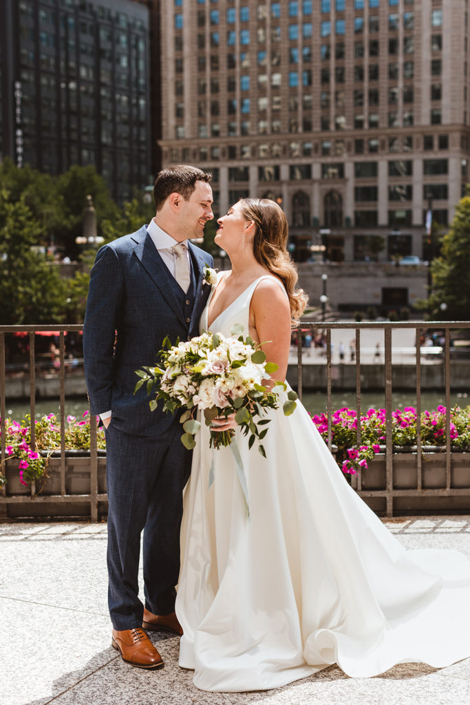 Wedding photo by a Chicago wedding photographer