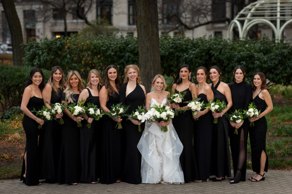 Wedding party at The Drake in Chicago
