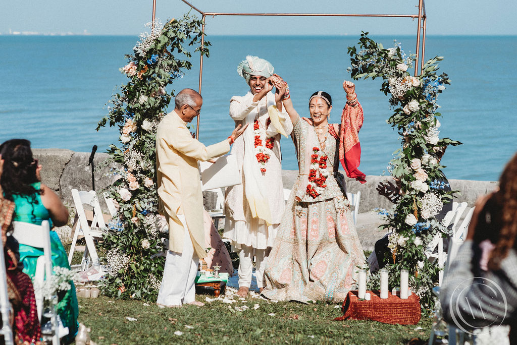 Indian-Christian wedding ceremony
