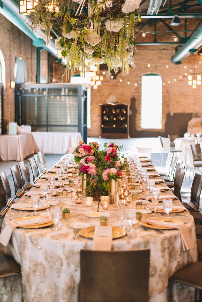 Twin Cities wedding reception table