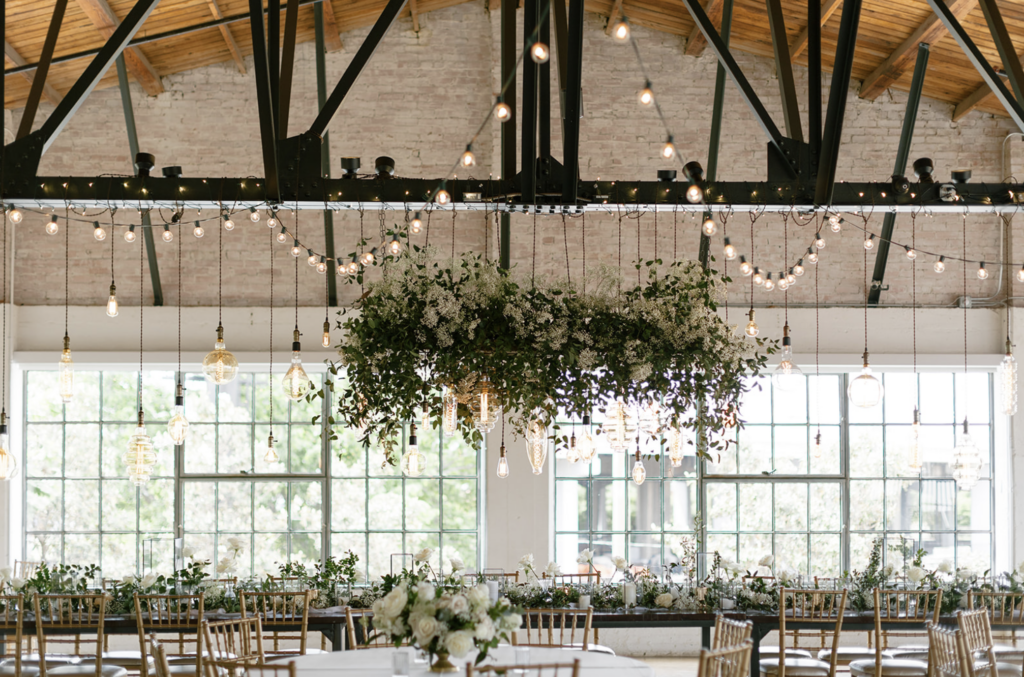 Dallas Arboretum wedding recetion