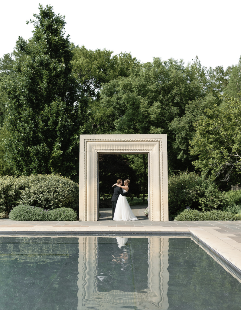 wedding photos at The Dallas Arboretum wedding venue