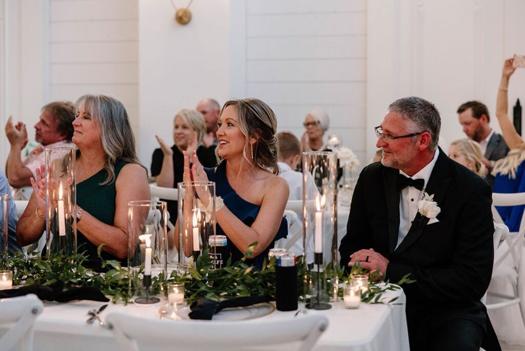 Wedding guests at The Nest at Ruth Farms