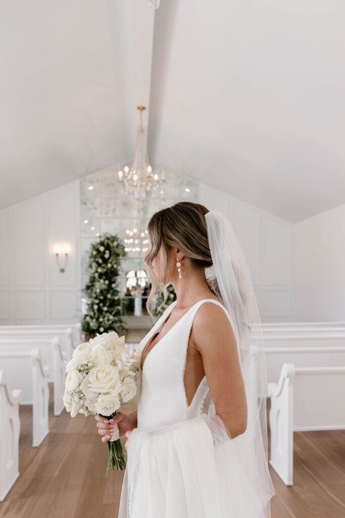 Bride profile in The Chapel