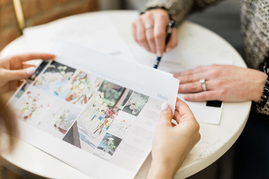 wedding design moodboard